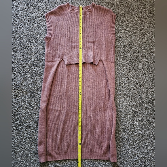 Kerisma bisoux high low sweater tunic, rose, small - Picture 5 of 5